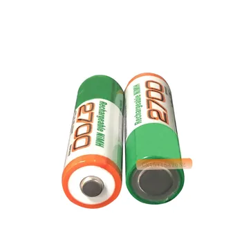 8pcs/veliko Izvirnih polnilne baterije AA 2700 mAh ni-mh AA 1,2 v baterije 12857