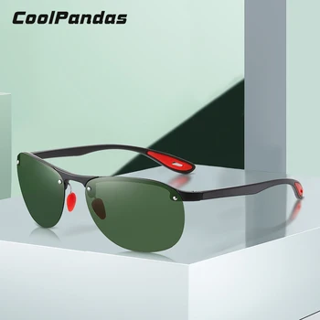 Nova sončna Očala Polaroid Moških Klasična blagovno Znamko, Semi-Rimless sončna očala Športne Vožnje Očala Za Moške/Ženske UV400 Anti-glare Očala