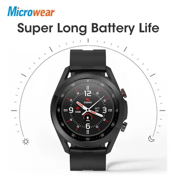 2021 Microwear L19 Pametno Gledati IP68 Vodotesen EKG Bluetooth Klic Krvni Tlak, Srčni utrip, Fitnes Tracker Smartwatch L15 L16