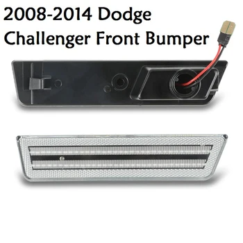 2Pcs Amber LED Sprednji Odbijač Strani Marker Fender Repetitorja Luč Za Dodge Challenger 2008-Polnilnik za obdobje 2011-