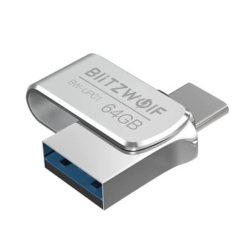 BlitzWolf BW-UPC1 2-v-1 Tip-C, USB 3.0, Aluminijeve Zlitine 16GB 32GB 64GB OTG USB Flash Drive Zunanji pomnilnik
