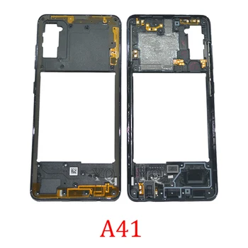 Nov Srednji Okvir Za Samsung Galaxy A41 A415F A415 Original Mobilni Telefon, Ohišje Center Ohišje Pokrov Z Gumbi Del 134148