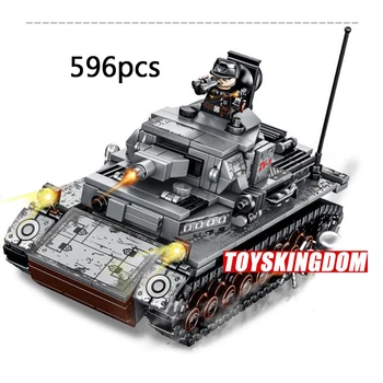 WW2 Nemčiji Panzerkampfwagen IV tank batisbricks gradnik svetovno vojno je vojska številke modela igrače za zbiranje daril 134186