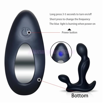 Prostate Massager Analni Vibrator Moški Masturbator Gay Sex Igrače za Moške P-Spot Moda Presredka Anus Plug