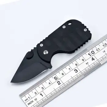 Taktično kampiranje lovski nož prostem preživetje žep 3D tiskanih jeklo ročaj zložljiv nož trdoto 55HRC zložljiva rezilo 13475