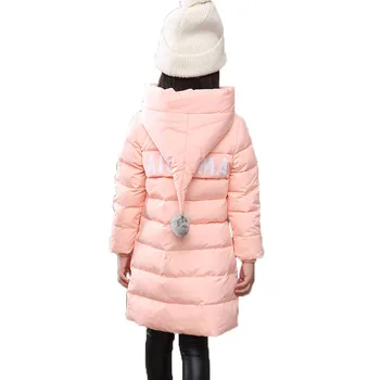 ZWY522 Otrok suknjič Dekle Jopiči za dekleta zimski plašč moda otroke oblačila Otroci Hooded Suknjič Zgostitev bombaž-oblazinjeni jakno 13610