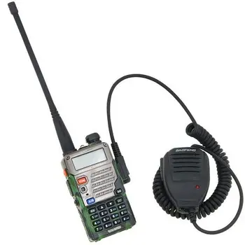 Microfono-altavoz par Walkie Talkie Baofeng UV-5R Negro 136423