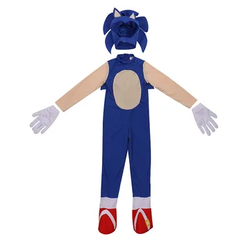 Otroci Sonic Hedgehog Kostum Cosplay Halloween Kostumi Za Otroke Karneval Stranka Obleko Obleko Gor 136556