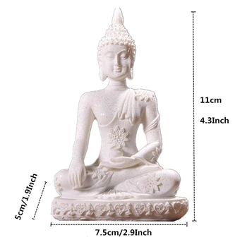 11 Slog Miniaturni Kip Bude Narave Peščenjak Fengshui Tajska Buda Kiparstvo Hindujski Figur Domu Dekorativni Okras 15 136975