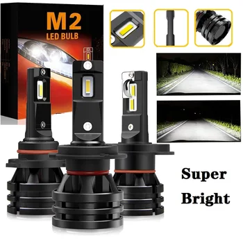 M2 Avto Luči LED H7 12000LM H11 LED Žarnice za Avto Smerniki Žarnice H4 H1 H8 H9 9005 9006 HB3 HB4 Turbo H7 LED Žarnice 12V 24V