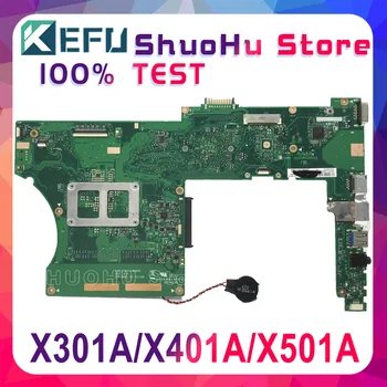 KEFU X401A Za ASUS X301A X401A X501A I3-2350M HM76 Prenosni računalnik z Matično ploščo Preizkušen dela original Mainboard