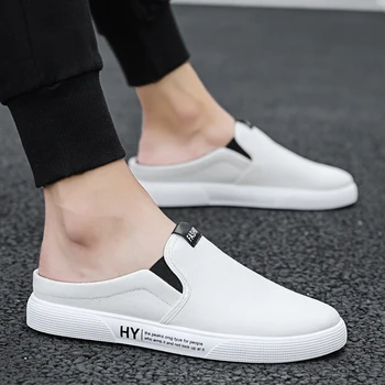 PUPUDA copati moški 2020 klasičnih Pol copate udobno čevlji menLinen čevlji poletje espadrile moški modni trend