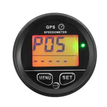 60mm 12V 24V GPS merilnik Hitrosti, Števec Digitalni LCD Zaslon Hitrost Instrumenti Merilnik Neprepustna Za motorno kolo, Čoln Tovornjak ATV UTV