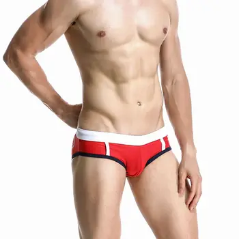 Seksi Moških Plavati Hlačke za Moške Swim kratke Hlače Moški Rdeče Kopalke Gay Bikini Kopalke Človek Deskanje Hlače Moški Nizka Rast Plavati Obrabe