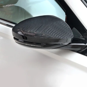 ABS Ogljikovih Vlaken Rearview Mirror Stanovanj Pokrova -Stran Ogledalo Kritje Trim za Nissan Altima 2019 2020