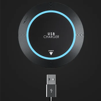 USB LED Vtič v Električno Vtičnico in Vtičnico Moverable Adapter