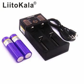 LiitoKala lii-202 USB 26650 18650 bateriji AAA AA Smart Polnilec + 2pcs 3,7 V 18650 2600mAh baterije, Baterije za ponovno polnjenje M26 142559