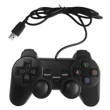 2021 Nova USB Žična Gamepad enojna, Dvojna, Vibracije Krmilnik za Igre za PC Računalnik