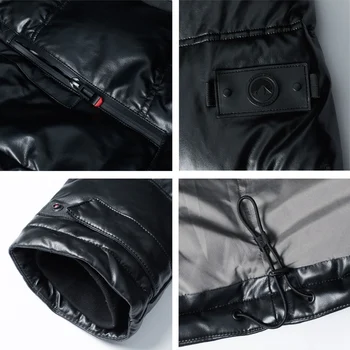 ICEbear 2020 zimsko jakno za moške zimske bombaž-oblazinjeni suknjič dihanje debel in toplo moške priložnostne plašč MWD20866D