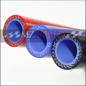 8 mm 3 plasti Poliestra 1 Meter Silikonski Naravnost Cev modra rdeča silikagel cev Za Avto, motor, Univerzalni Visoko temperaturo cevi 143862