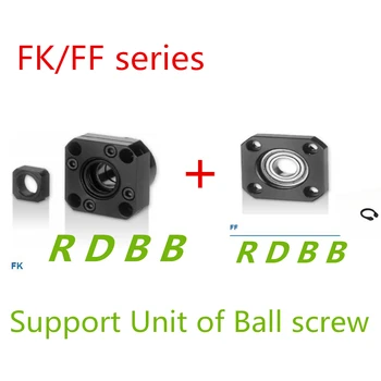SFU1204 Ballscrew Podporo 1pcs FK10 in 1pcs FF10 za 12 mm 1204 ballscrew koncu podpora cnc 143903