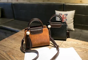 Yuhua, 2020 nove ženske torbice, preprosta modna torba, trend tassel ženska messenger bag, retro korejska različica rami. 144044