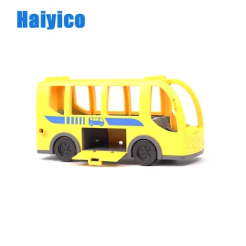 Velik avtobus model avtomobila Velikih delcev, gradnikov oprema združljiva Duplos Prevoz Vstavljanje izobraževanje otrok Igrače