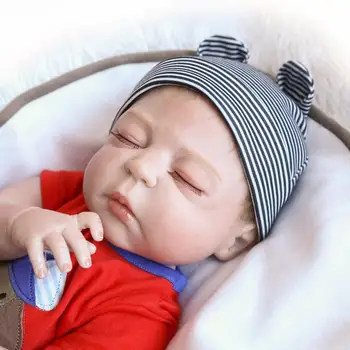 NPK 56 CM velik obseg Rodi dojenček fant bebe lutka prerojeni polni silikona telo najbolje otroci spalna fant darilo igrače brinquedos bonecas 144953
