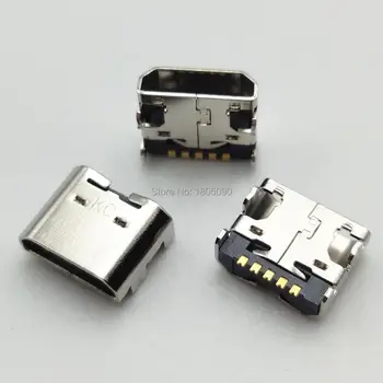 50pcs Mikro USB priključek Mini Jack vtičnico Dock Priključek za Polnjenje Vrata Za LG Intuicijo V400 V500 V507 V510 VS950 V700 V410