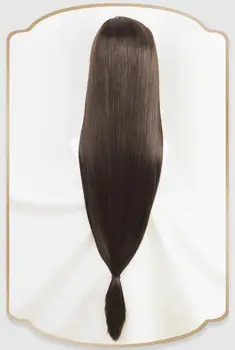 Igra Final Fantasy VII Tifa Lockhart Cosplay Lasuljo Dekle Hairpiece 100 cm Podaljšek Ženske Šiška Lase Periwig + Skp 14684