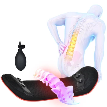 Električni Ledvenih Vleko Massager Pasu Nazaj Vibracijsko Masažo Naprave Ledvene Hrbtenice Podporo Pasu Bolečine V Telesu, Utrujenosti, Bolečin
