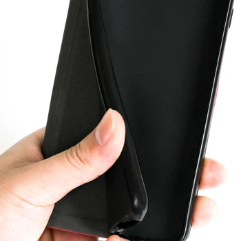 Luksuzni PU Usnjena torbica Za Umidigi A7 Pro Flip Primeru Za Umidigi A9 Pro Telefon Primeru Mehko TPU Silikon Zadnji Pokrovček