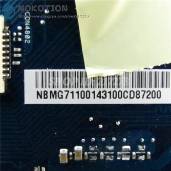 NOKOTION Prenosni računalnik z Matično ploščo Za Acer aspire E1-731 E1-771 V3-731 VA70 VG70 GLAVNI ODBOR NBMG711001 OPOMBA.MG711.001 DDR3 1497