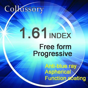 1.61 Indeks Aspherical Optični Prosti Obliki Postopno Anti-blue Ray Recept Branje Leče Multifokalna Bifocal Računalnik M 15138