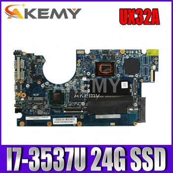 Akemy UX32A Matično ploščo Za Asus UX32V UX32VD UX32A Prenosni računalnik z matično ploščo UX32A Mainboard I7-3537U 2GB 90R-NYOMB1900Y 151626