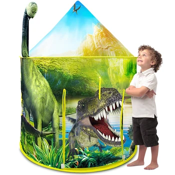 DVORIŠČE Dinozaver Otroci Šotor Dinozaver Igrače Za Otroke Girls & Boys Zunanji In Notranji Šotori Za Otroke Playhouse
