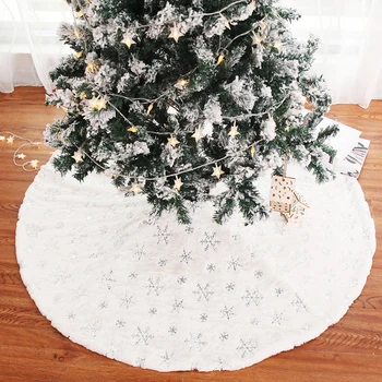 Božično Drevo Krilo Drevo Krilo Mat Pod Drevo Božični Okraski Za Dom Snežinka 90/120 cm Božično Drevo Stopala Preprogo