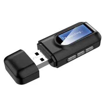 Bluetooth 5.0 Avdio Sprejemnik Oddajnik LCD-zaslon 3 V 1 3,5 mm Mini Priključek AUX, USB, Stereo Glasbeni Brezžični Adapter za TV Car PC 155006