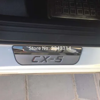 Za 2017 2018 2019 Mazda CX-5 CX 5 CX5 KF Nerjavno Jeklo Vrata Polico Izvažajo Ploščo Zaščitnik Trim Stražar Pedal Avto Styling Opremo 155493