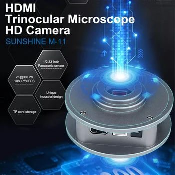 SUNSHINE M-11 4800W HDMI trinocular mikroskopom HD kamera Za Telefon CPU PCB Popravila