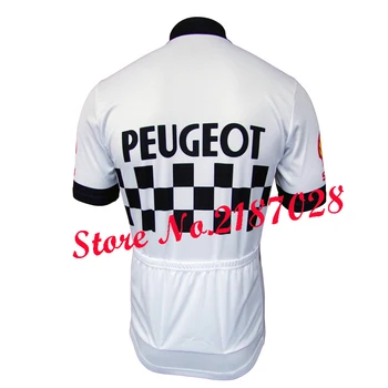 Beli Retro kolesarska majica Kratek rokav kolesarska oblačila moški kolesarski obrabe ropa ciclismo maillot Dihanje