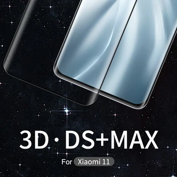 Za Xiaomi Mi 11 Mi11 5 G Kaljeno Steklo Screen Protector Nillkin 3D DS+MAX Polno Zajetje Varnost Zaščitno Steklo za Xiaomi Mi11