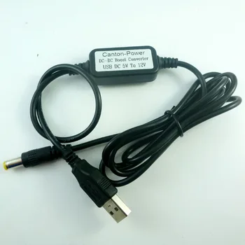 CE036 DC 5V, DA 12V USB DC 5.5*2.1 mm Kabel DC-DC Povečanje Conerter Step-up Napetostno Modul za Wifi Usmerjevalnik mobilne moč 156951