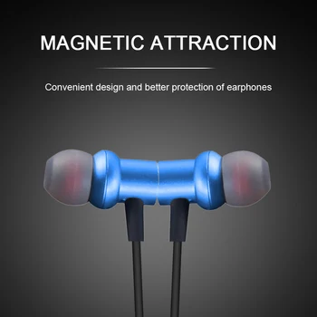 T27 Ogrlica Bluetooth Slušalke Brezžične Čepkov z Mic Podpira TF Kartice, MP3 Predvajalnik, Bluetooth Slušalke Za Xiaomi iPhone Samsung