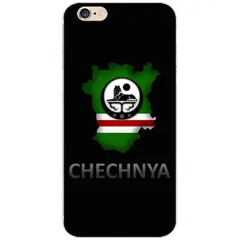 Jaz sem Iz Čečenskih Volk Nacionalno Zastavo Starinsko Temo TPU Telefon Primerih Za iPhone 6 7 8 S XR X Plus 11 Pro Max 157240