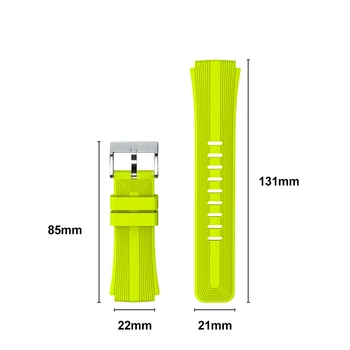 Univerzalni WatchStrap 22 mm Dveh barvnih Watchband za LOKMAT