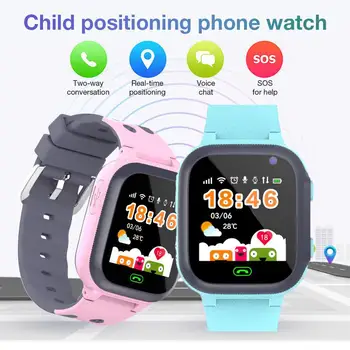 V16 Otroci je Pametno Gledati SOS Antil-izgubil Nepremočljiva smartwatch gps Lokacijo Kamere Tracker s Kartice SIM watche APP Telefon Gledal 158323
