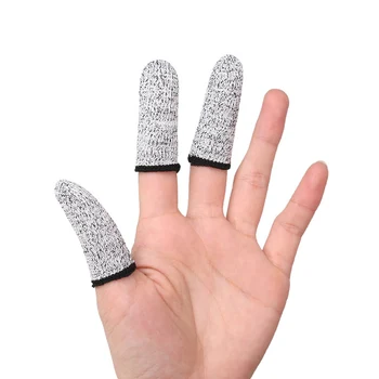 5Pair=10Pcs Prst Posteljice Palec Zaščitnik Anti-Cut Roke Prst Rokav Prožna, Odporna Zaščita Prst Posteljice za Delo DIY