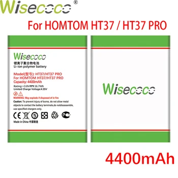 WISECOCO 4400mAh Baterija Za Homtom HT37 NOČ 37 Pro Mobilni Telefon, ki je Na Zalogi, Visoko Kakovost Baterija+Številko za Sledenje 159965