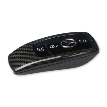 QHCP Avto Ključ Zajema Avtomobile Daljinski upravljalnik Pametni Ključ Lupini Primeru Za Mercedes Benz 2016 Novega E razreda E200L E300L Ogljikovih Vlaken